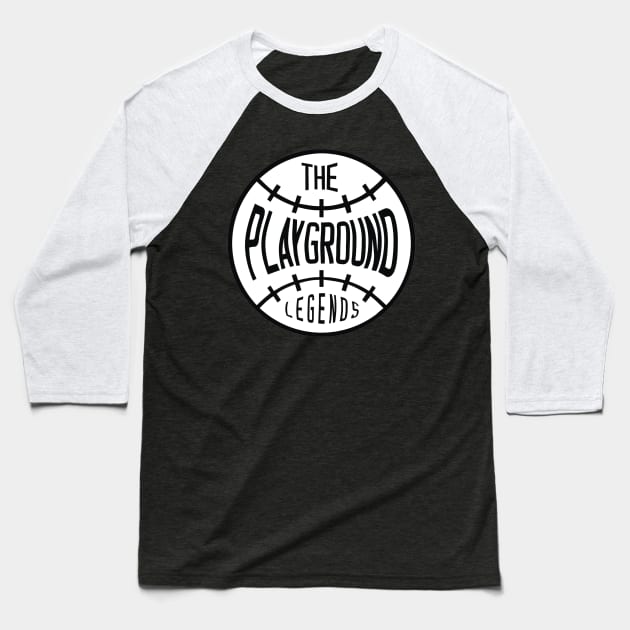 Playground Legends Baseball Logo Baseball T-Shirt by jonnyfastball